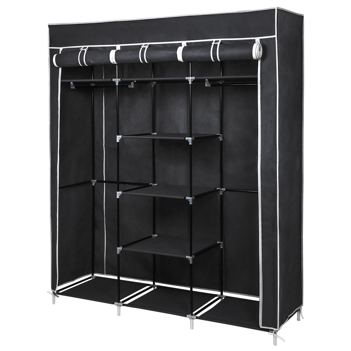 Non-woven Fabric Foldable Wardrobe, Frame Structure