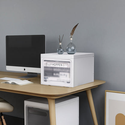 Storage Box, Removable Cabinet, White