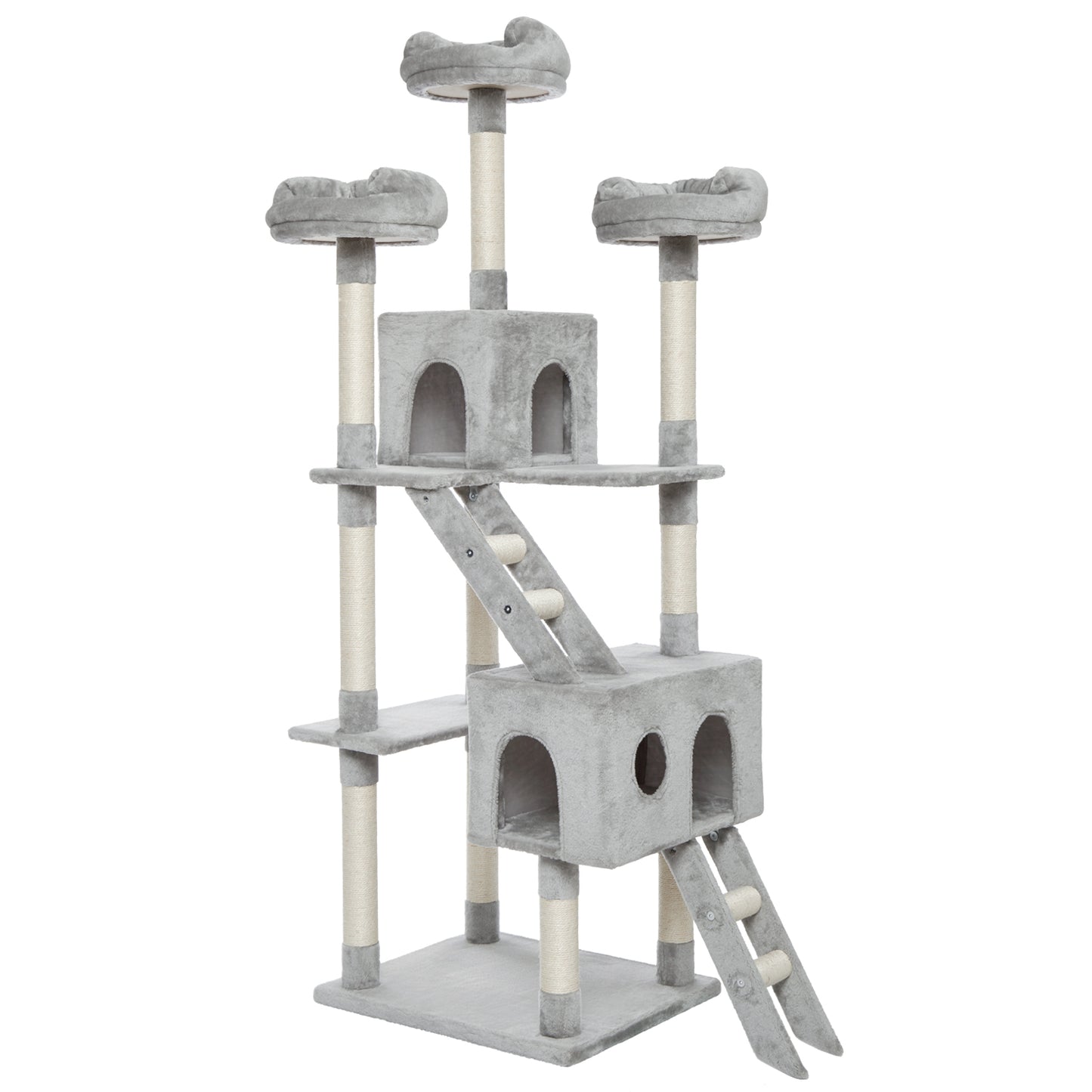 Cat Scratching Tree, Large Size, with Ladders and Looking Platforms