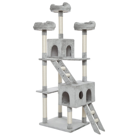 Cat Scratching Tree, Large Size, with Ladders and Looking Platforms