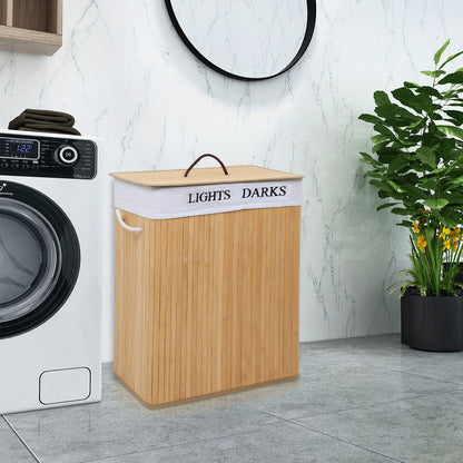 Laundry Basket, Bamboo Material