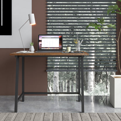 Retro Industrial Computer Table for Home Office, Basic Type