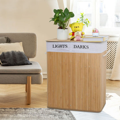 Laundry Basket, Bamboo Material