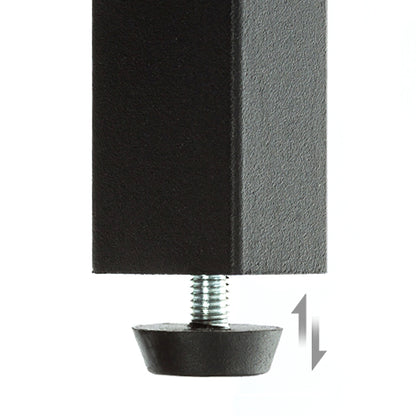 Retro Industrial Computer Table£¬L-shaped, with Open Storage Spaces