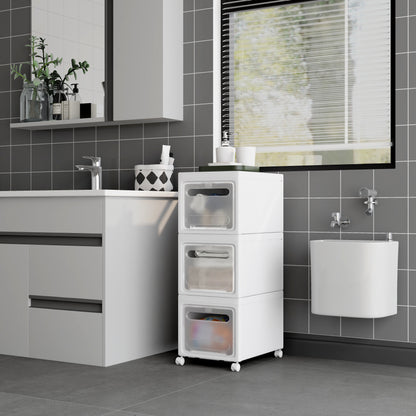 Storage Box, Removable Cabinet, White